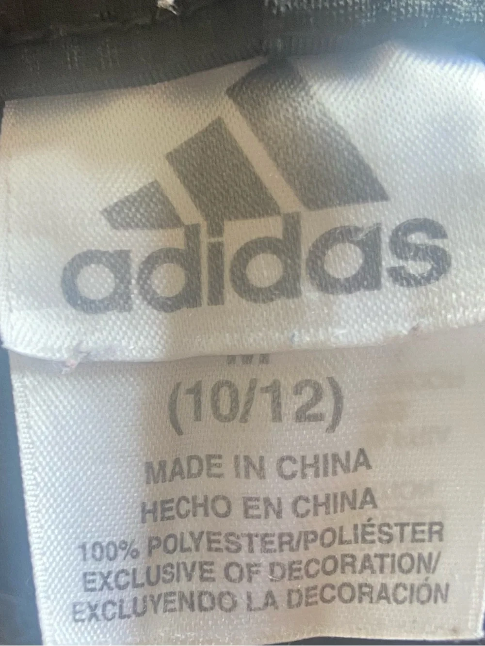 adidas Black Jogger Pants with White Side Stripes - Kids